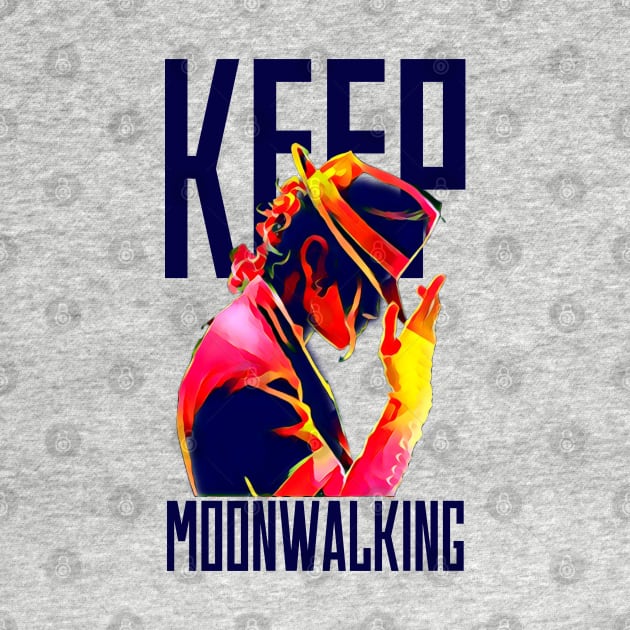 Keep Moonwalking - White by Fenay-Designs